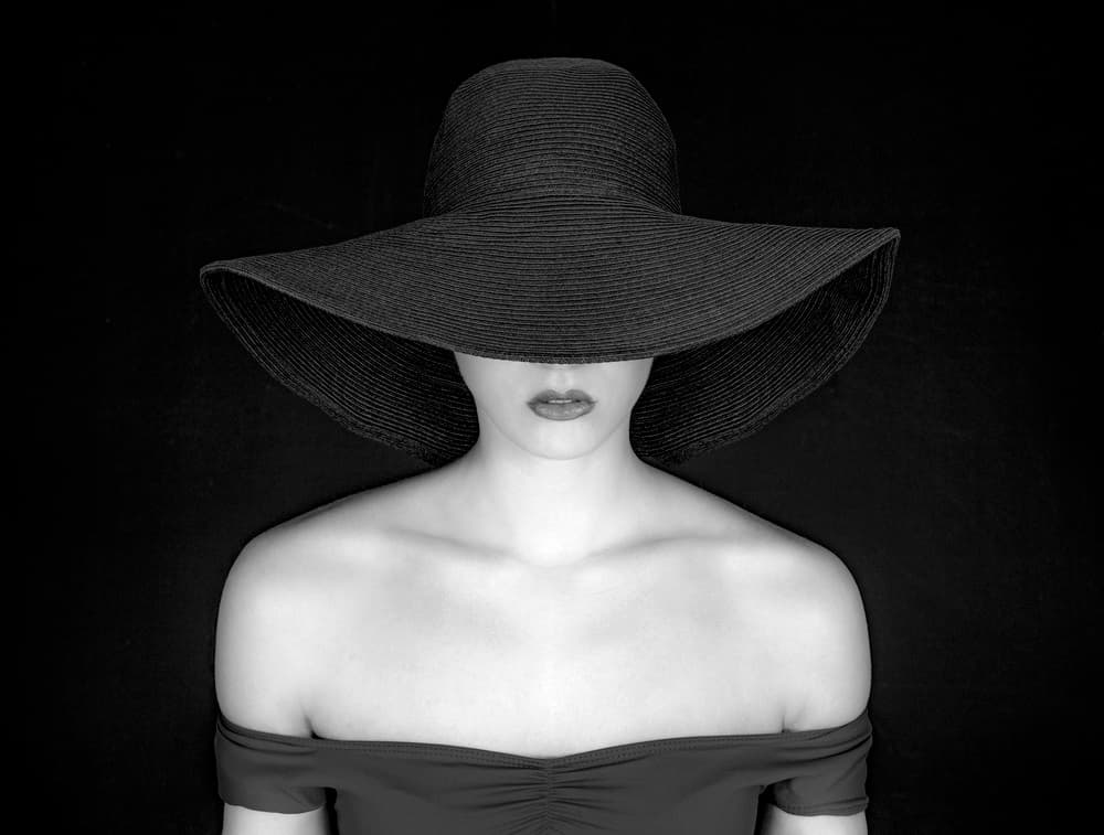 Chic Lady In Hat by Pauline Pentony MA ARPS DPAGB — canvas wall art