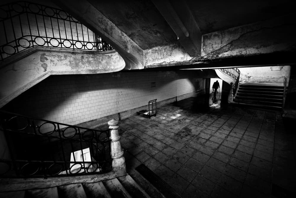 Mysterious Underground Passage by Jorge Pimenta — canvas wall art
