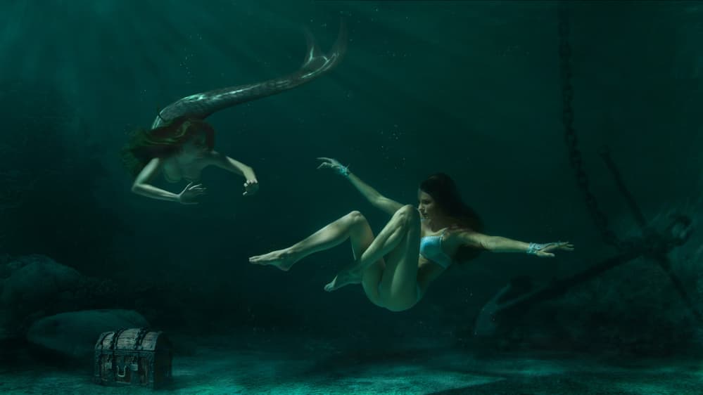 Underwater Mermaid Fantasy by Constantin Shestopalov — canvas wall art