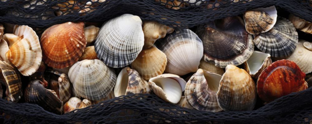 Seashell Tapestry by Treechild — canvas wall art