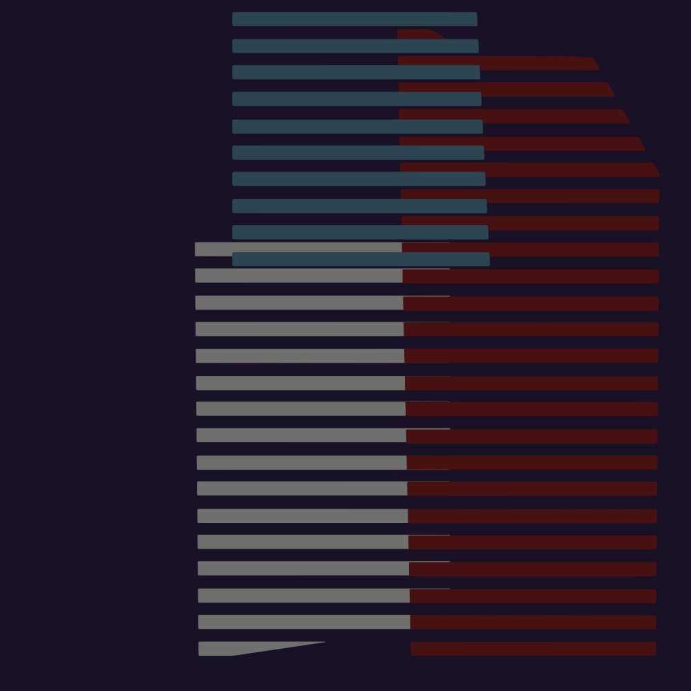 Modern Geometric Layers by Carlos Perez Del Moro — canvas wall art