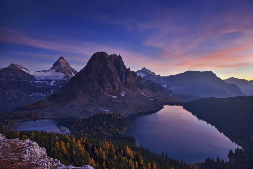 Twilight Mountain Serenity by Yan Zhang — canvas wall art