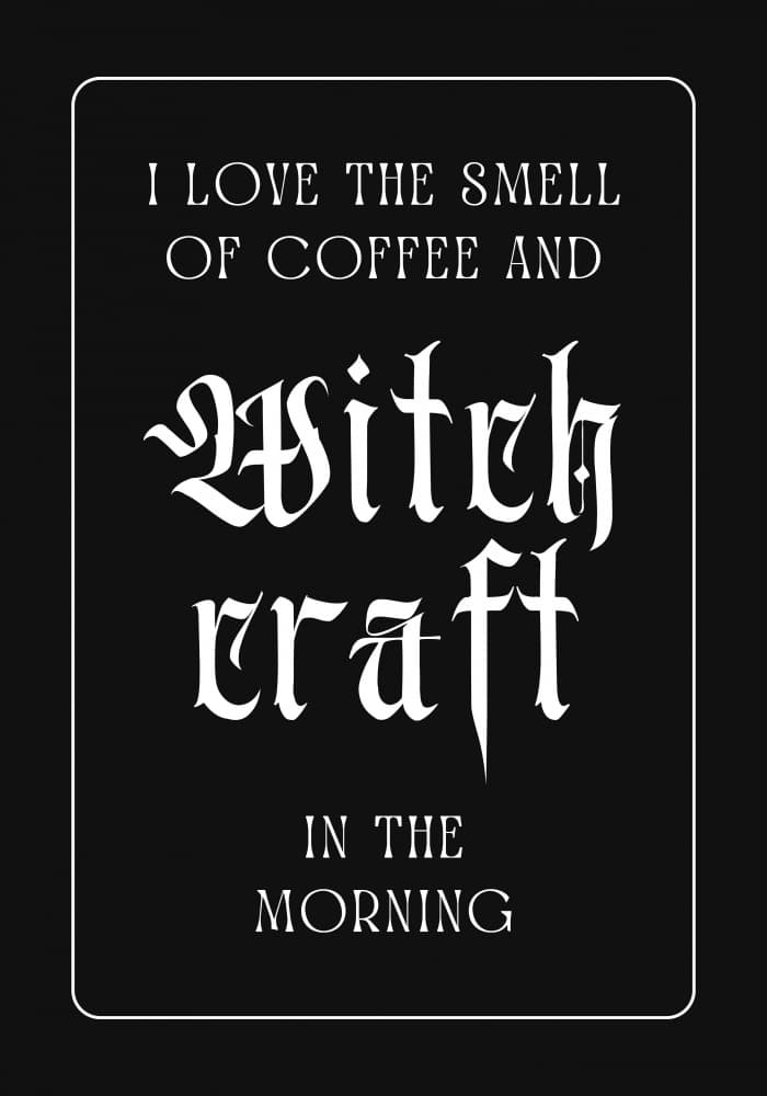 Witchcraft Coffee Morning by Athene Fritsch — canvas wall art