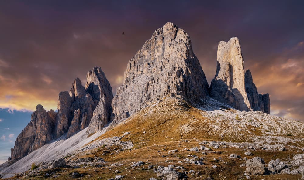 Alpine Sunset Peaks by Norbert Maier — canvas wall art