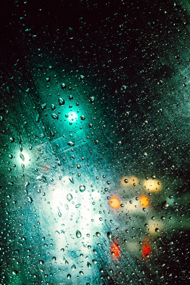 Rainy Night City Lights by Takashi Hasegawa — canvas wall art