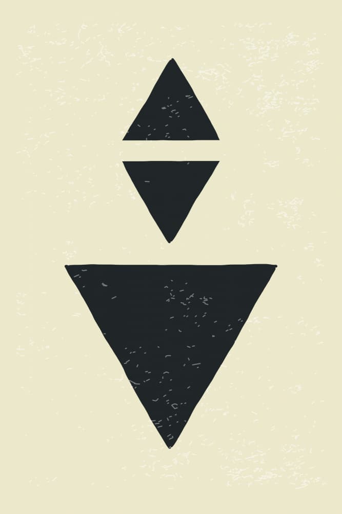 Balanced Geometric Shapes by jay stanley — canvas wall art