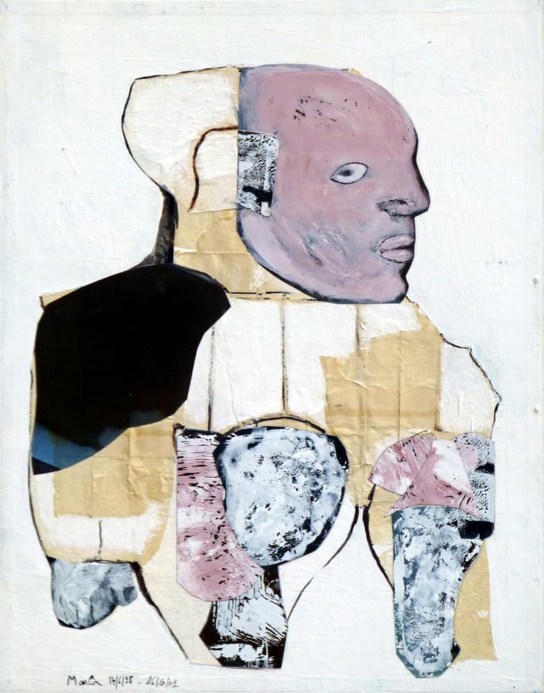 Abstract Figure Profile by Pascal Marlin — canvas wall art
