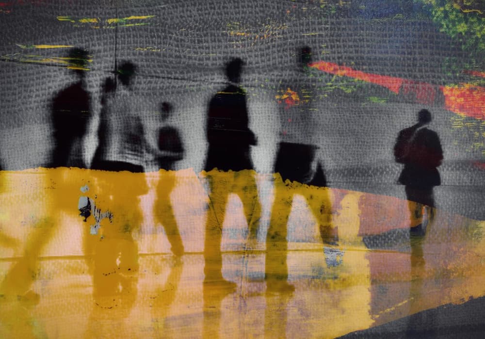 Urban Motion Abstract by Dalibor Davidovic — canvas wall art