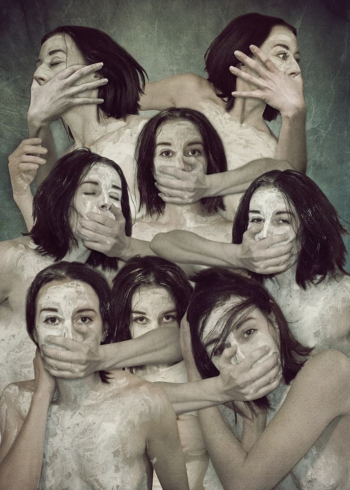 Silent Women by Lucyna Łazarska  ( Lucynda Lu ) — canvas wall art