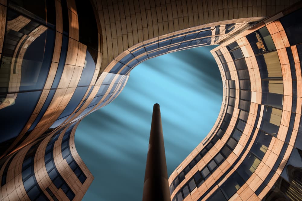 Sleek City Architecture by Adam Pachula — canvas wall art