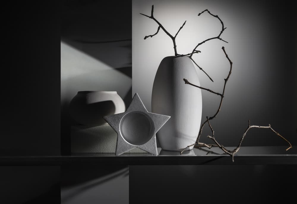 Minimalist Vases Branches by Evgeniy Popov — canvas wall art