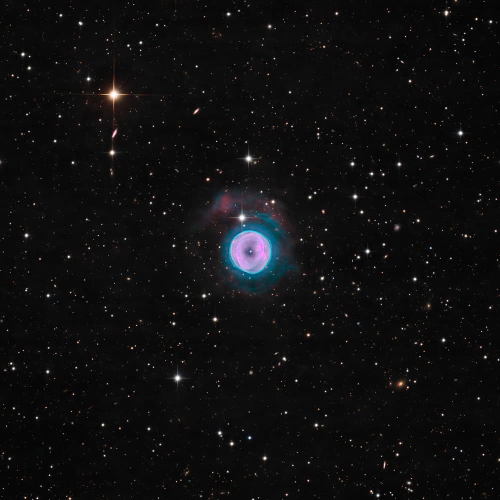 Cosmic Eye Nebula by Vikas Chander — canvas wall art