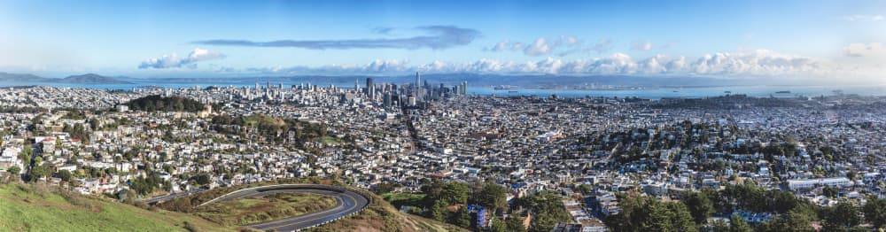 San Francisco Bay View by Jois Domont ( J.L.G.) — canvas wall art