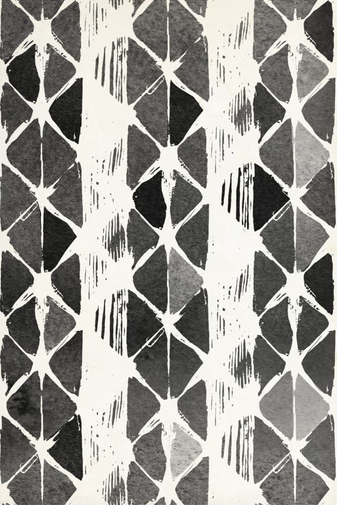 Distressed Diamond Pattern by Fun Qui — canvas wall art