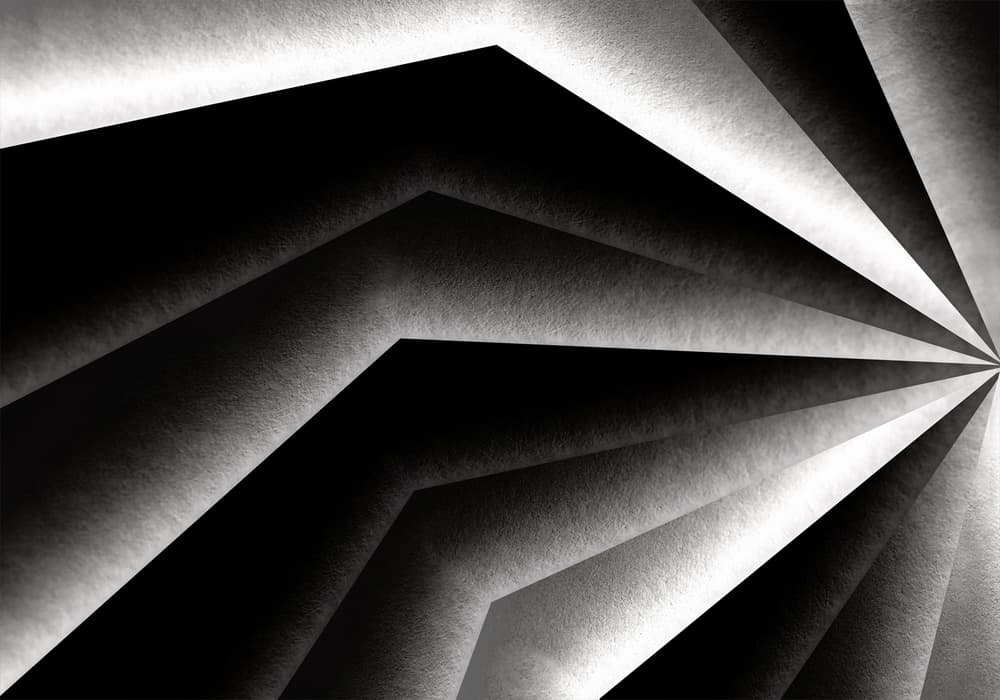 Modern Geometric Radiance by Jutta Kerber — canvas wall art