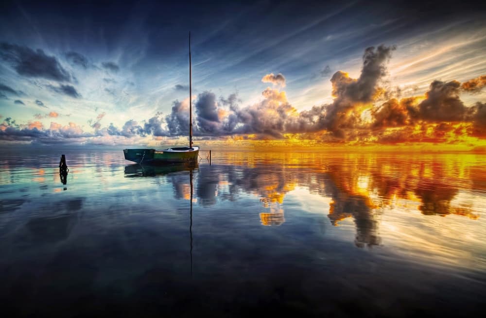 Dramatic Sunset Reflections