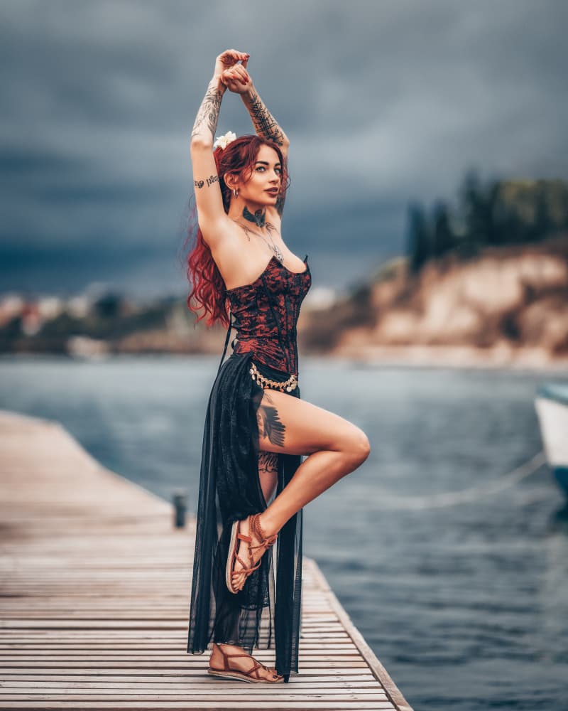 Bohemian Pier Dance by Vasil Nanev — canvas wall art