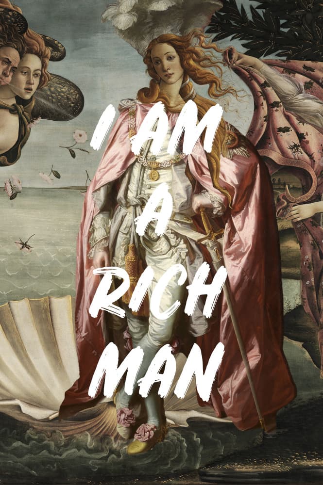 Goddess Venus Rich Man by Talitha McQueen — canvas wall art