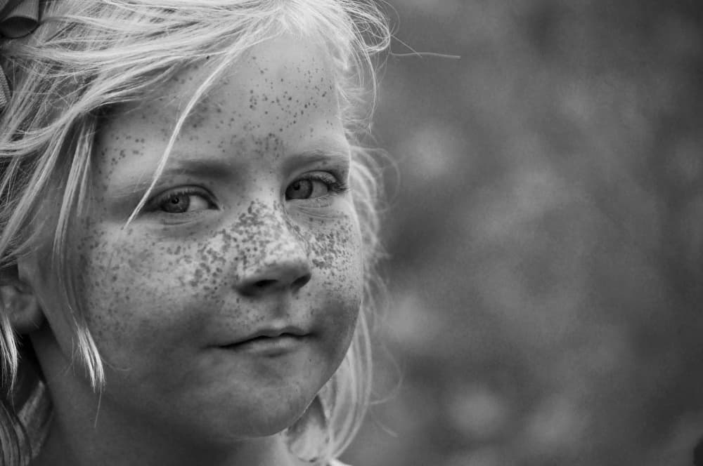 Young Freckled Girl by Thomas Dahl Jepsen — canvas wall art