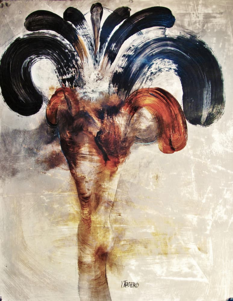 Dramatic Organic Bloom by Victor Tkachenko — canvas wall art