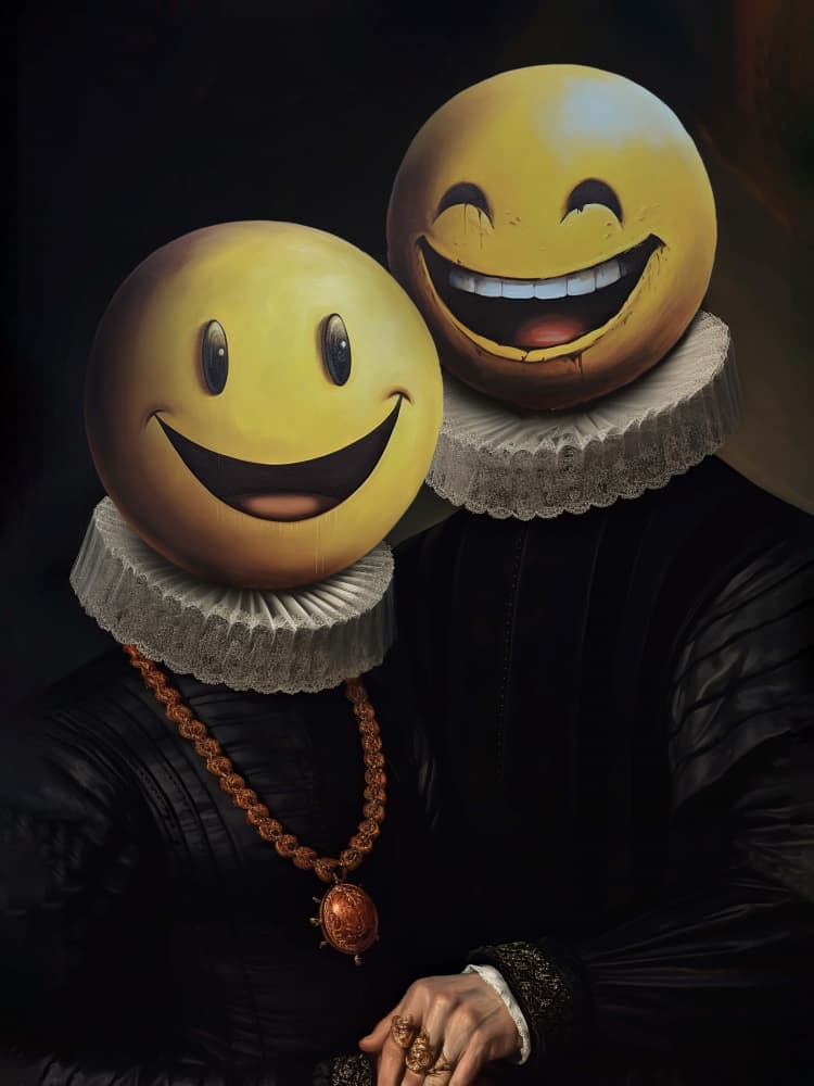 The Smilers by Dikhotomy — canvas wall art