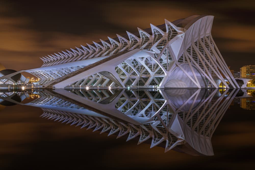 Modern Architectural Reflection by Gustavo Ribes — canvas wall art
