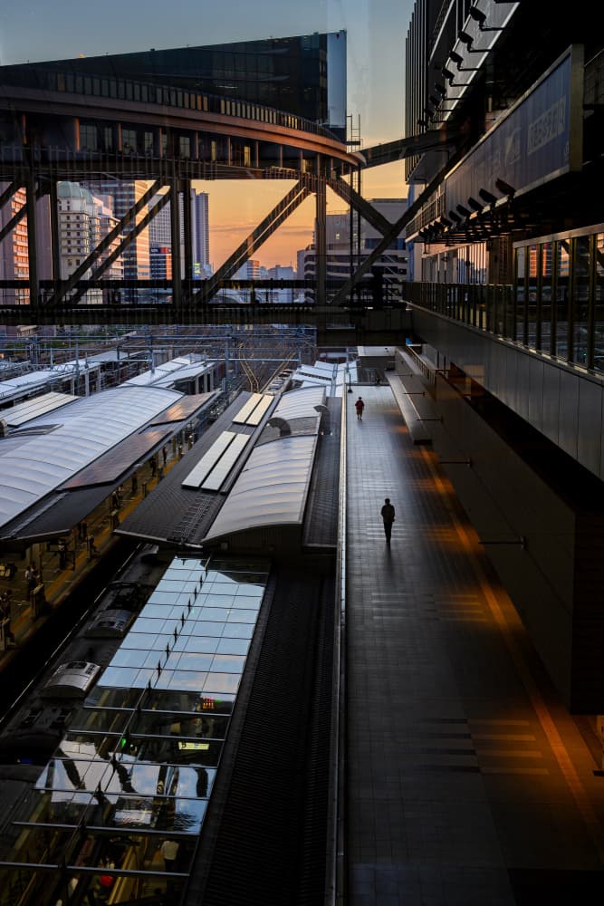 Urban Station Dawn by GEN NISHISHIMAMOTO — canvas wall art