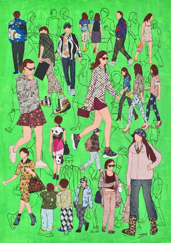 Modern Street Fashion by Jukyong Park — canvas wall art