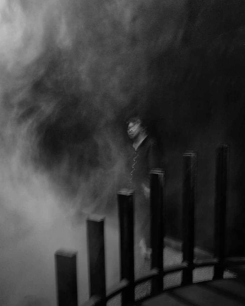 Dark Figure in Mist by Wanjae Choi — canvas wall art