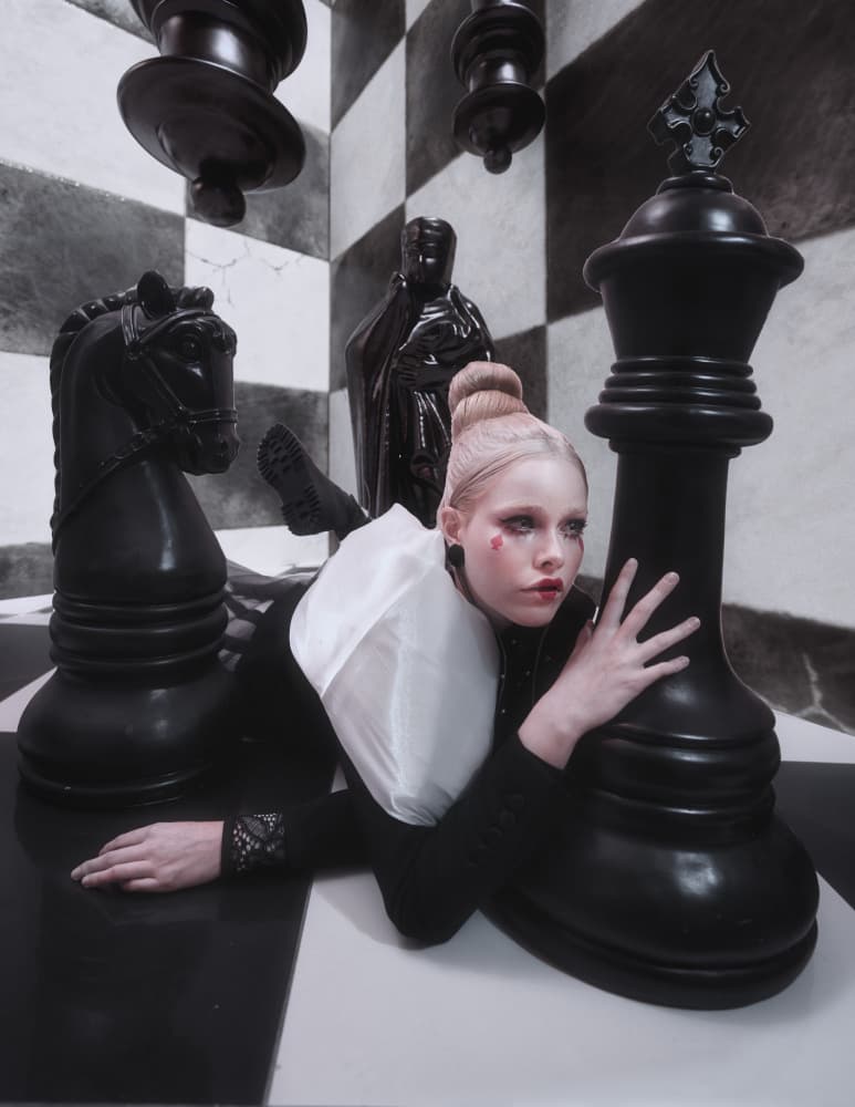 Elegant Chess World by Yasin Hasanian — canvas wall art