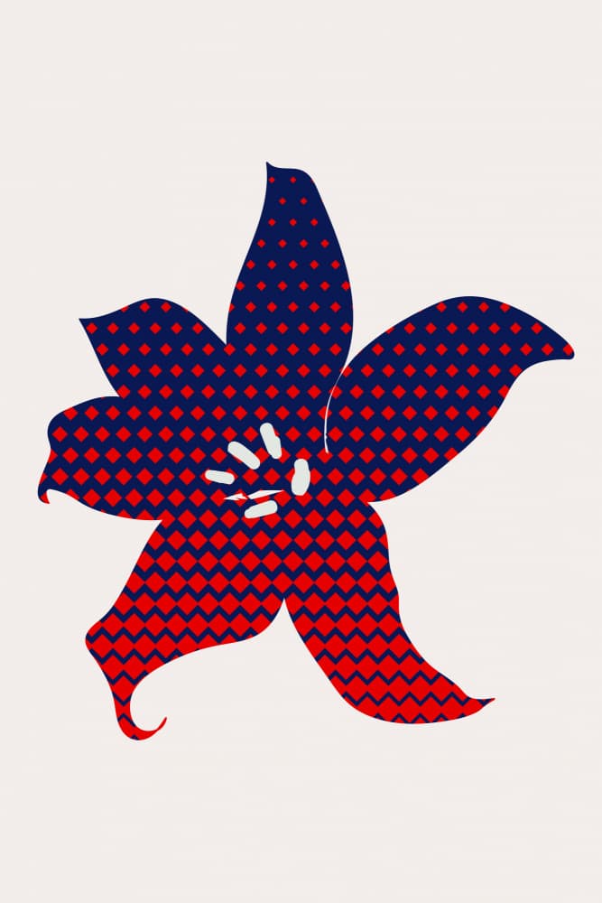 Pop Flower by Kubistika — canvas wall art