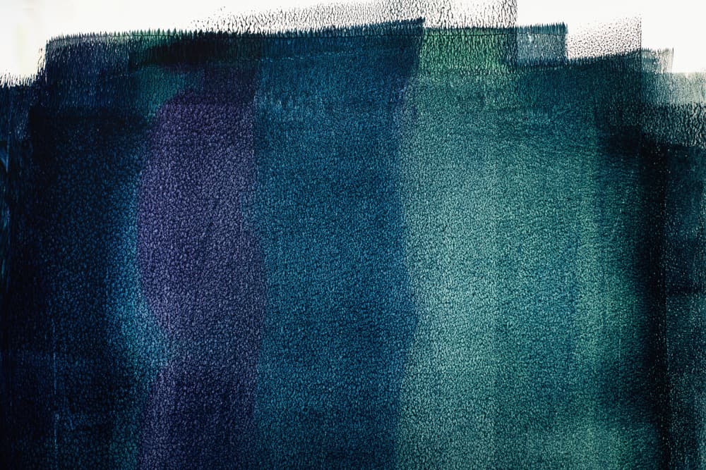 Deep Blue Green Abstract by Tim Mossholder — canvas wall art