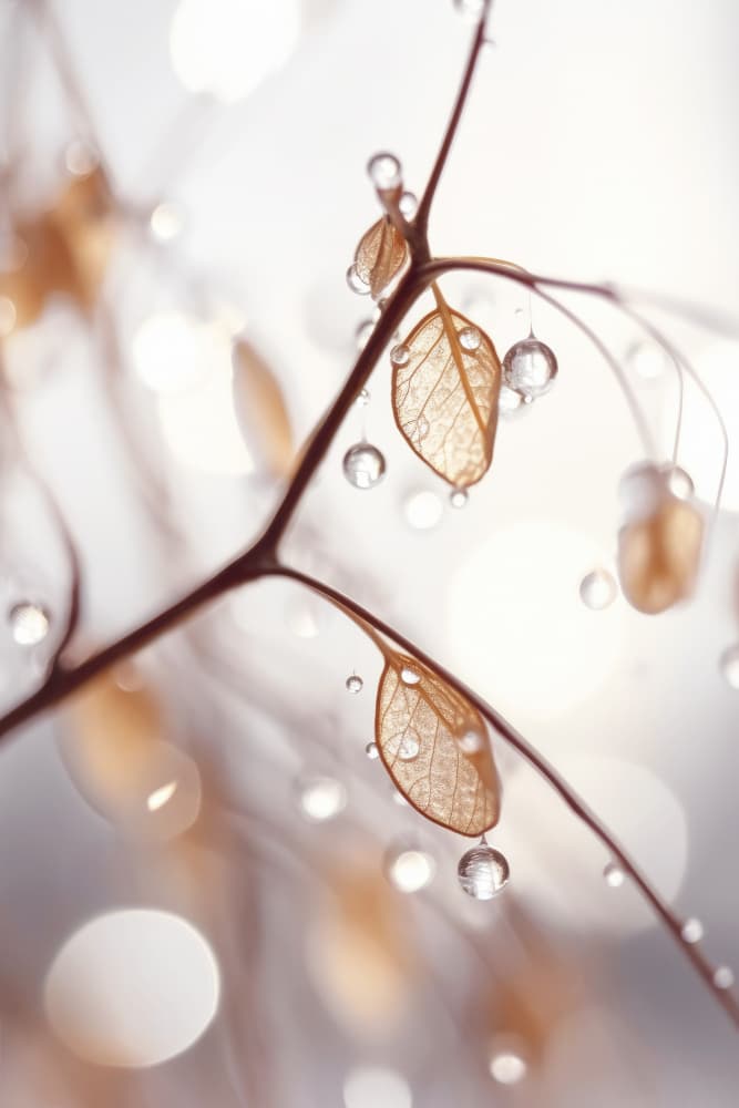 Dew-Kissed Elegance by Treechild — canvas wall art