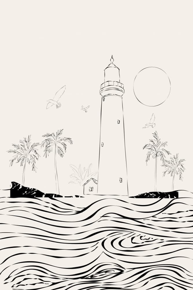 Thelighthouse by Treechild — canvas wall art