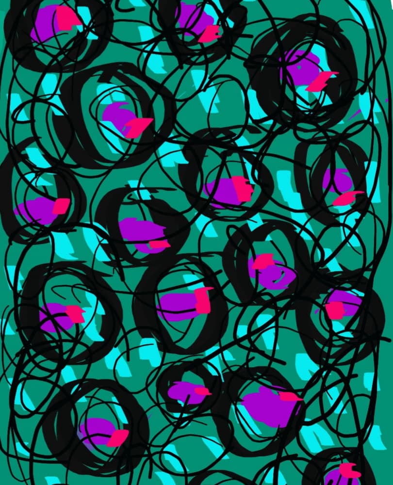 Untitled 2 by Olea Huuska — canvas wall art
