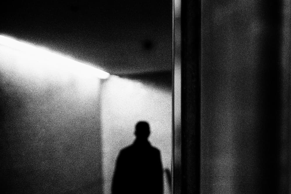 Solitary Shadow Man by Paulo Abrantes — canvas wall art