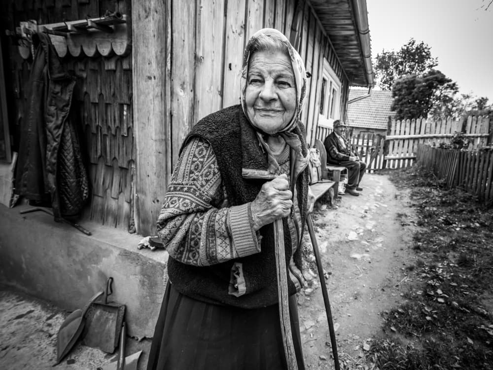 Smiling Village Elder by Panfil Pirvulescu — canvas wall art
