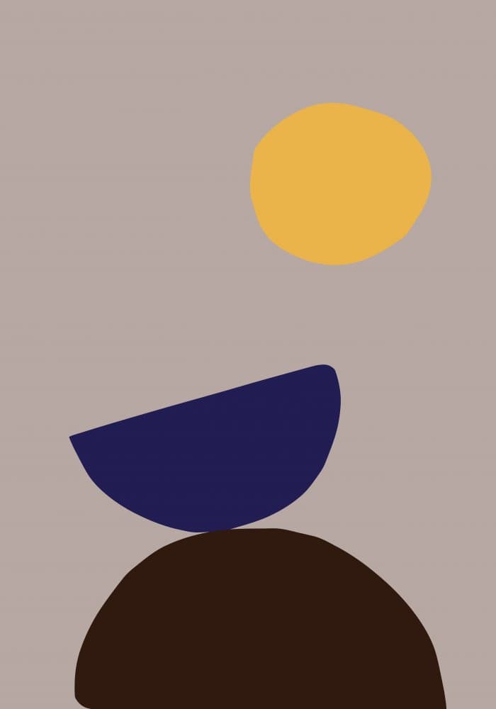 Abstract Balanced Forms by Pictufy Studio — canvas wall art