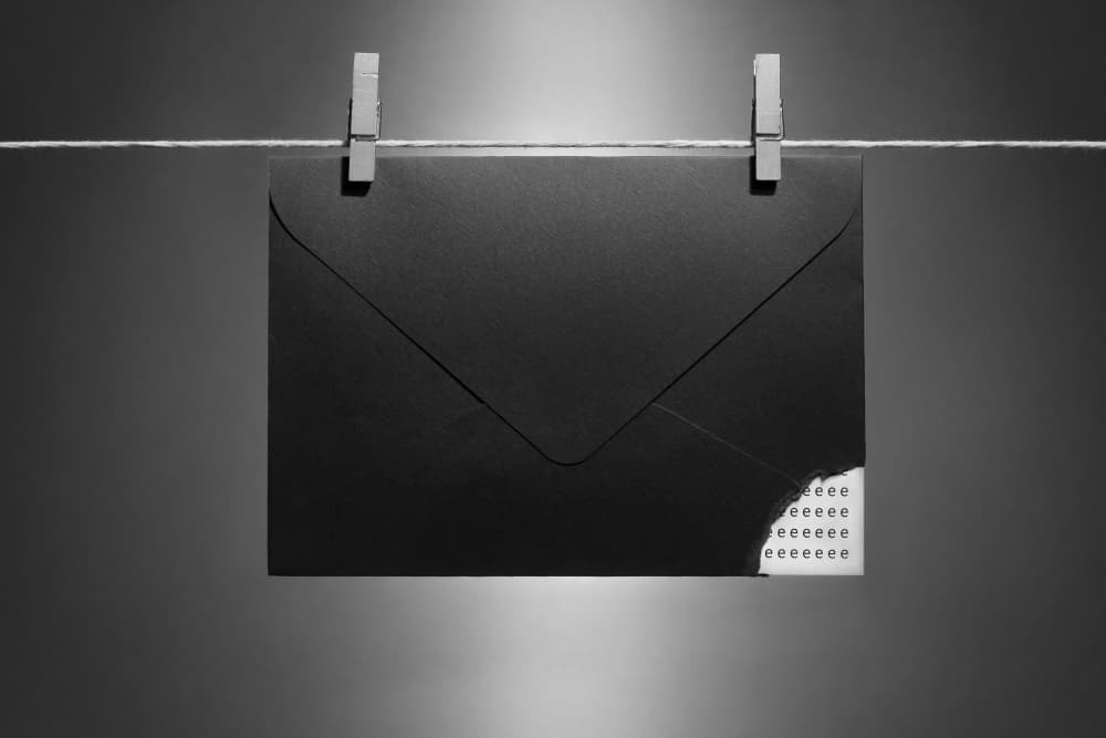 Secret Torn Envelope by Victoria  Glinka — canvas wall art