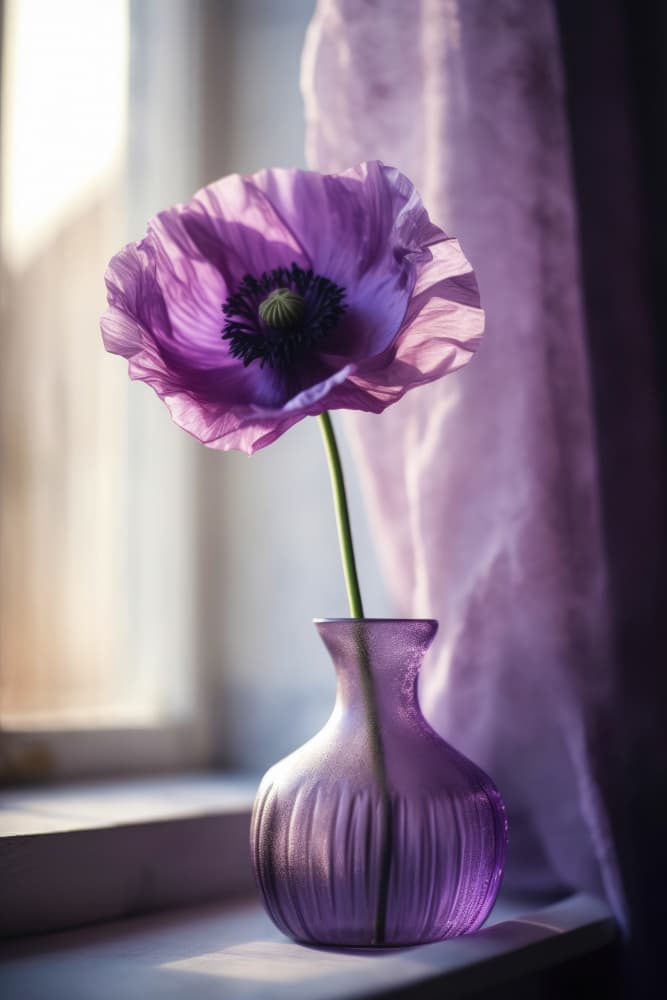 Purple Serenity by Treechild — canvas wall art