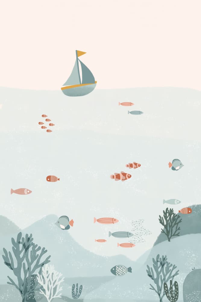 Whimsical Ocean Life