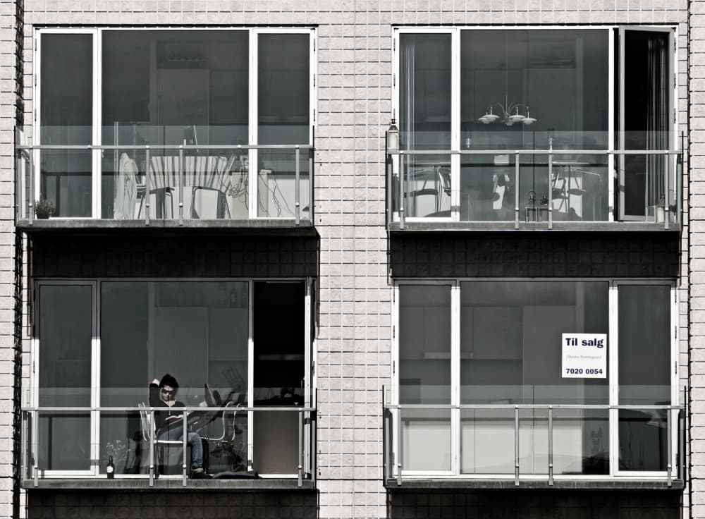 Balcony Life For Sale by Jan Lykke — canvas wall art