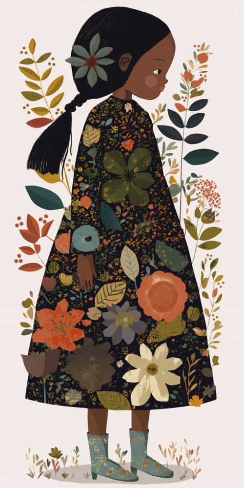 Floral Dreamscape by Treechild — canvas wall art