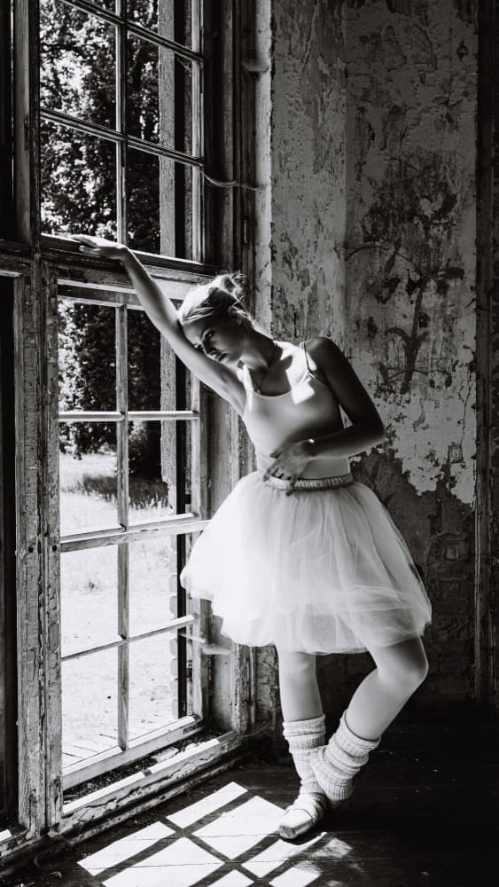 Dancer in Abandoned Light by Stefan Buder — canvas wall art