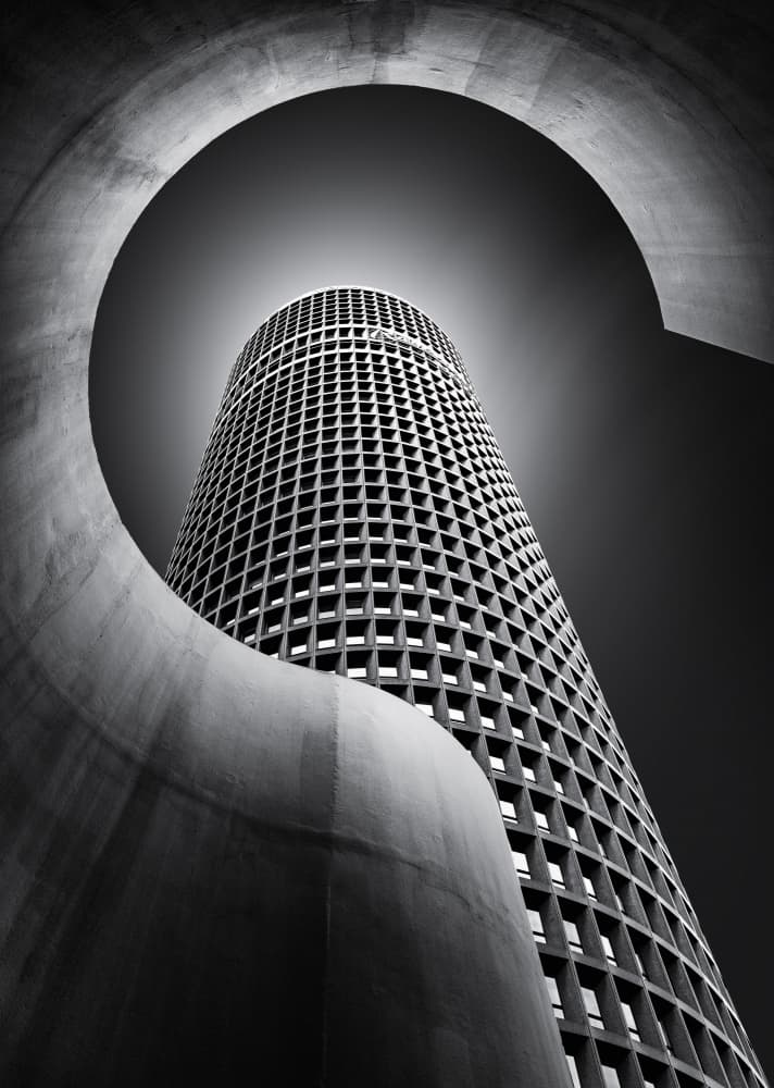 Modern Skyscraper Frame by Antoni Figueras — canvas wall art