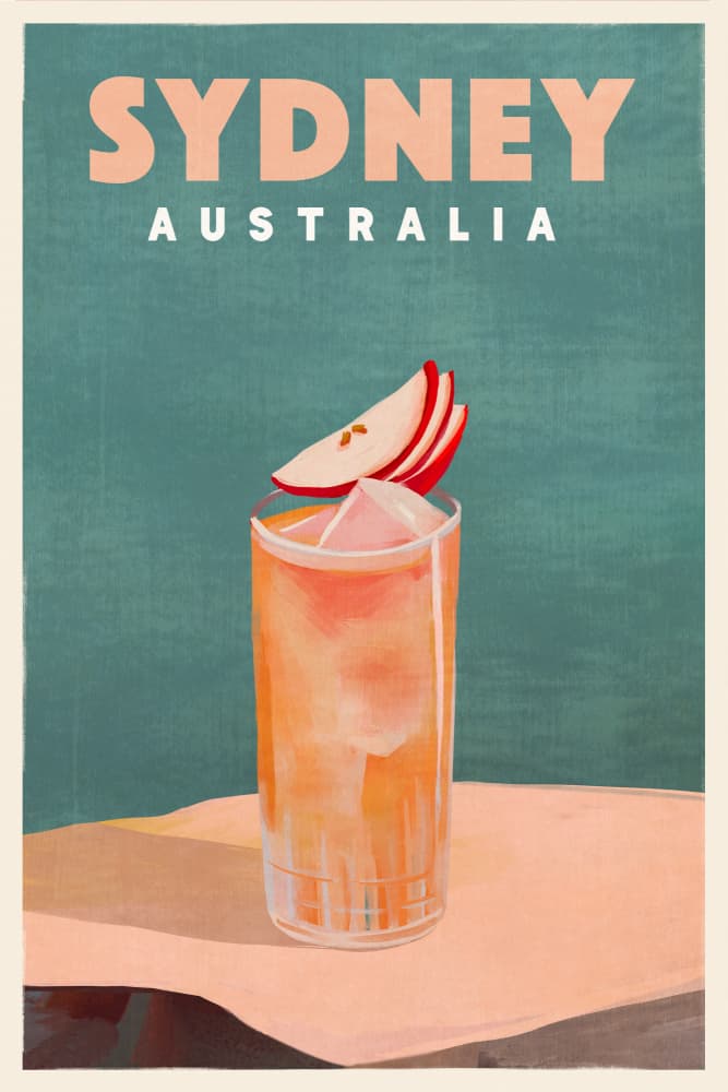 Sydney Australia Cocktail Bar Decor by The Whiskey Ginger — canvas wall art