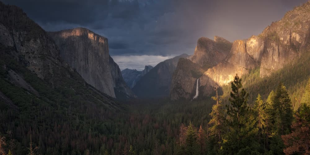 Yosemite Valley Radiance by Cesar Alvarez Osorio — canvas wall art