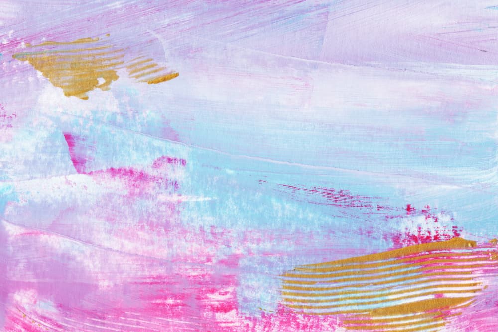 Colourful Strokes  Horizontal by uplusmestudio — canvas wall art
