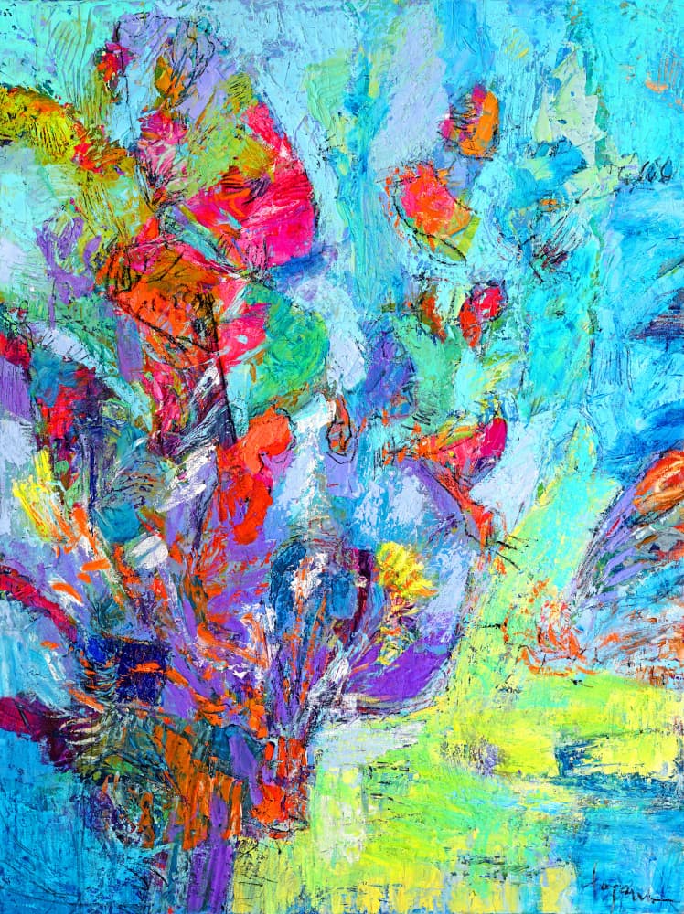 Vivid Floral Dreams by Dorothy Fagan — canvas wall art
