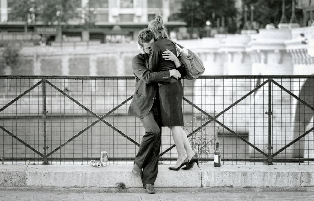 City Bridge Embrace by Vlad Eftenie — canvas wall art